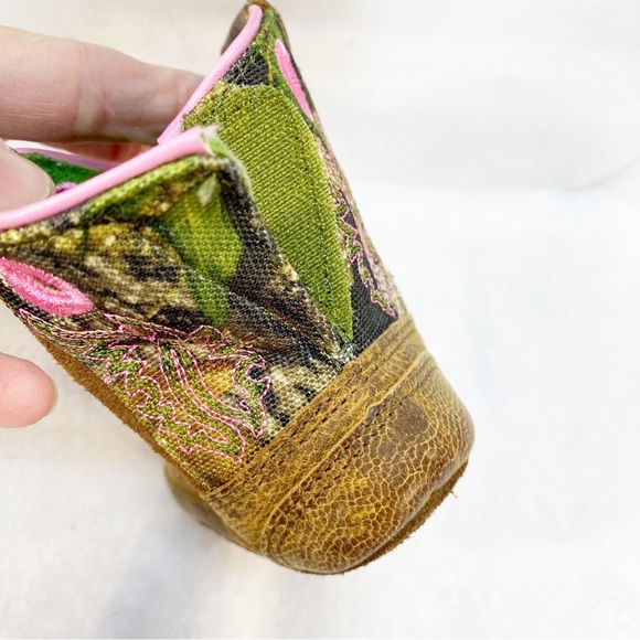 Baby Infant Dan Post John Deere Leather Boots 3M - Picture 3 of 8